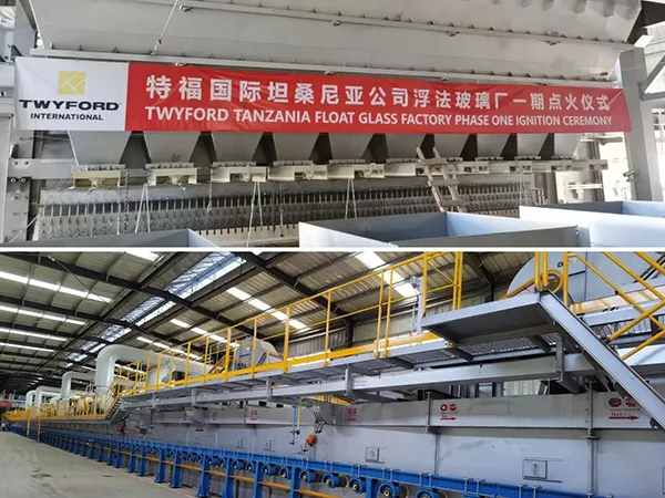 Línea de producción de vidrio flotado de gran formato de 600t/d en Tanzania