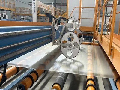 Equipos para el acabado en frío (corte de vidrio, transporte de vidrio, apilado de vidrio, etc.)