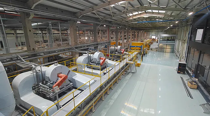 Línea de producción de vidrio flotado