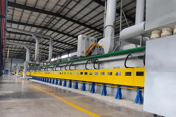 Horno de recocido de vidrio flotado con transportador de rodillos