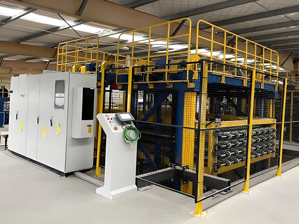 Sistema de transporte de láminas de vidrio