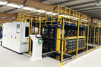 Sistema de transporte de láminas de vidrio