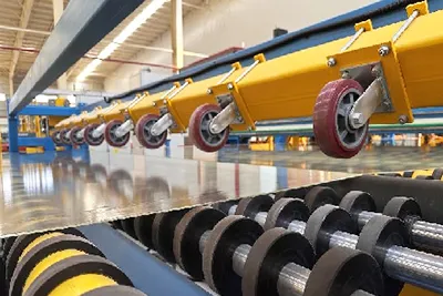 Máquina tronzadora de vidrio