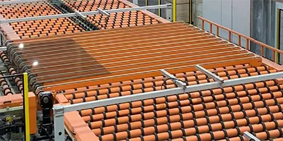 Cinta transportadora de transferencia de intercambio