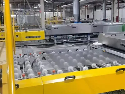 Lavadora de vidrio solar