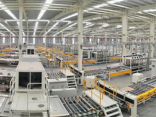 Transportador de rodillos de vidrio plano