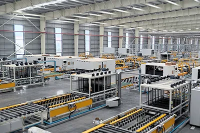 Transportador de rodillos de vidrio plano