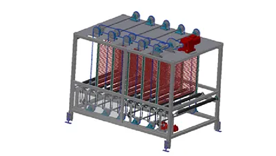 Sistema integrado de almacenamiento de vidrio
