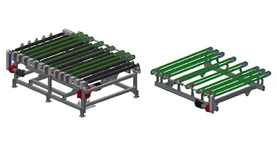 Transportador transversal (elevación motorizada)
