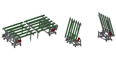 Transportador apertura/cierre