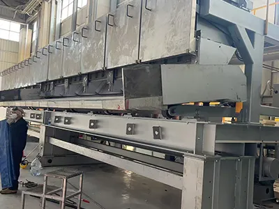 Cargador de horno de vidrio flotante