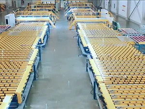 Equipos para la acabdo en frío (incluidos el corte, el transporte y el apilado de vidrio)